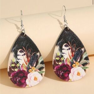 Floral Teardrop Earrings
